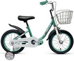 Велосипед детский  Forward  BARRIO 16 (1 ск.) 2020-2021, бирюзовый, 1BKW1K1C1009