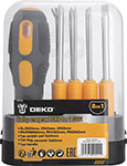 Набор инструментов  Deko  8 в 1 SS01 черно-желтый